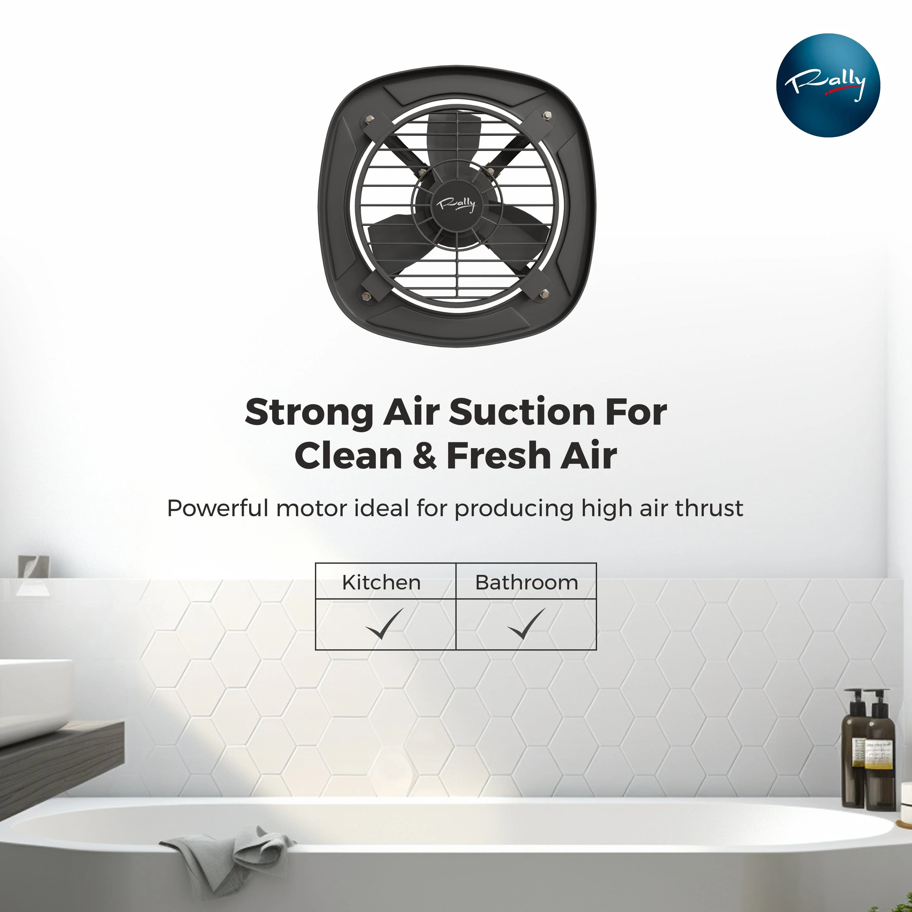 Rally Hi-Speed Breezy 2in1 225mm/300 mm(9/12 Inch) Exhaust Fan - Image 5