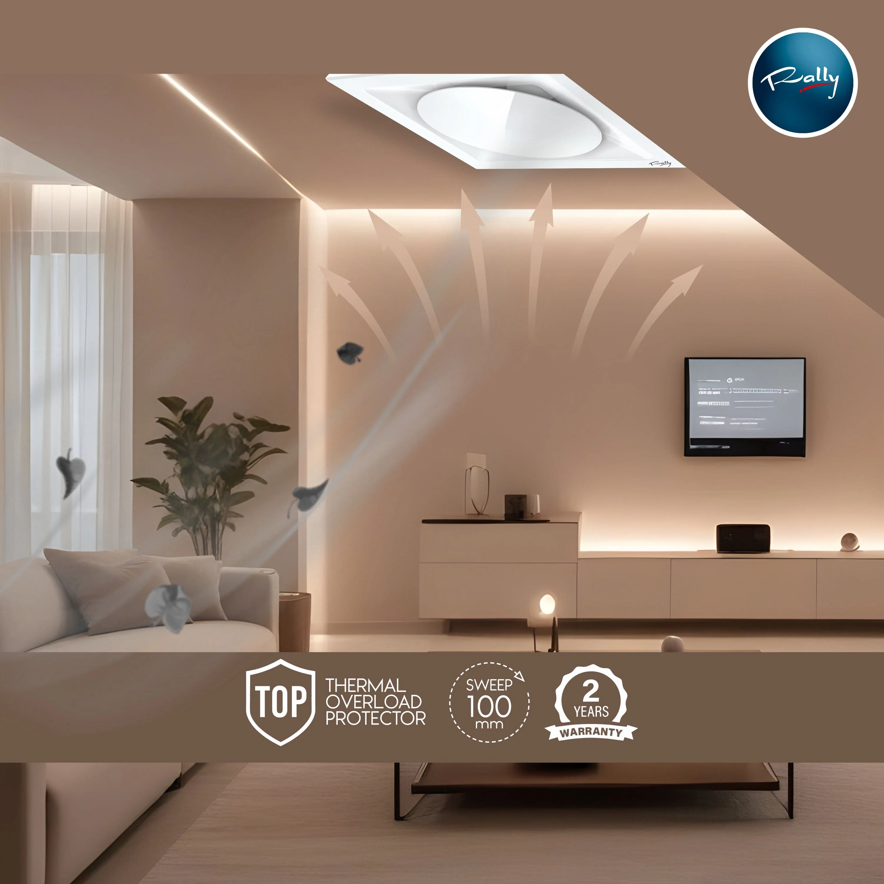 FreshUp Ceiling Ventilation Fan with 2 Years Warranty - Image 3