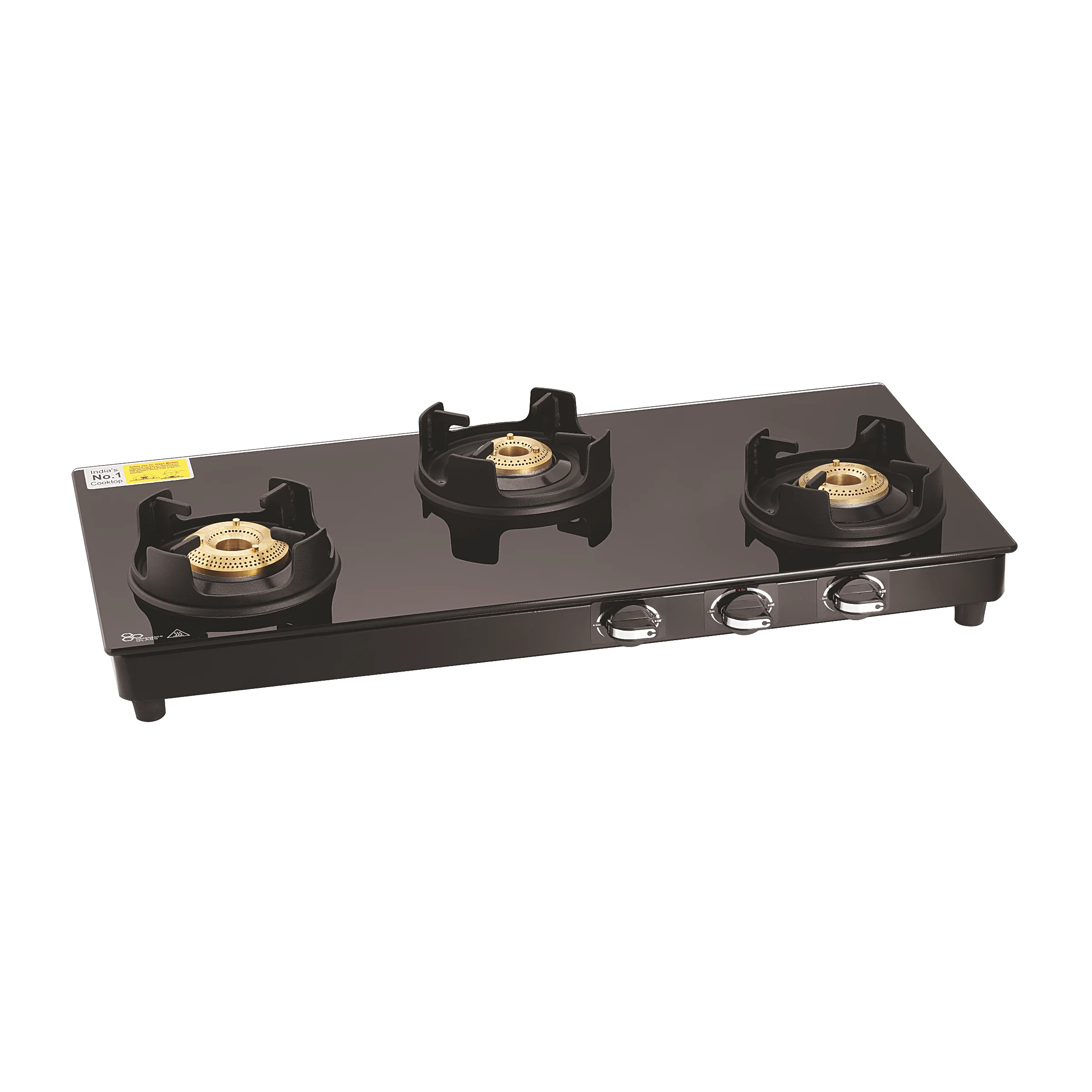 Rally Glass Top Smart Cook LPG Stove 3 Burner - Image 4