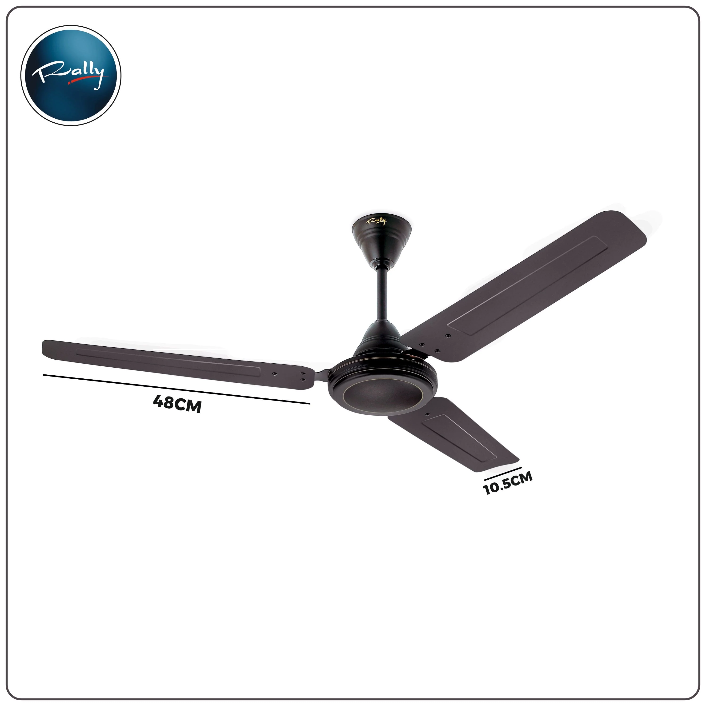 Rally Hi-Speed Ceiling Fan 1200/900mm 3 Blades 5 years Warranty - Image 10