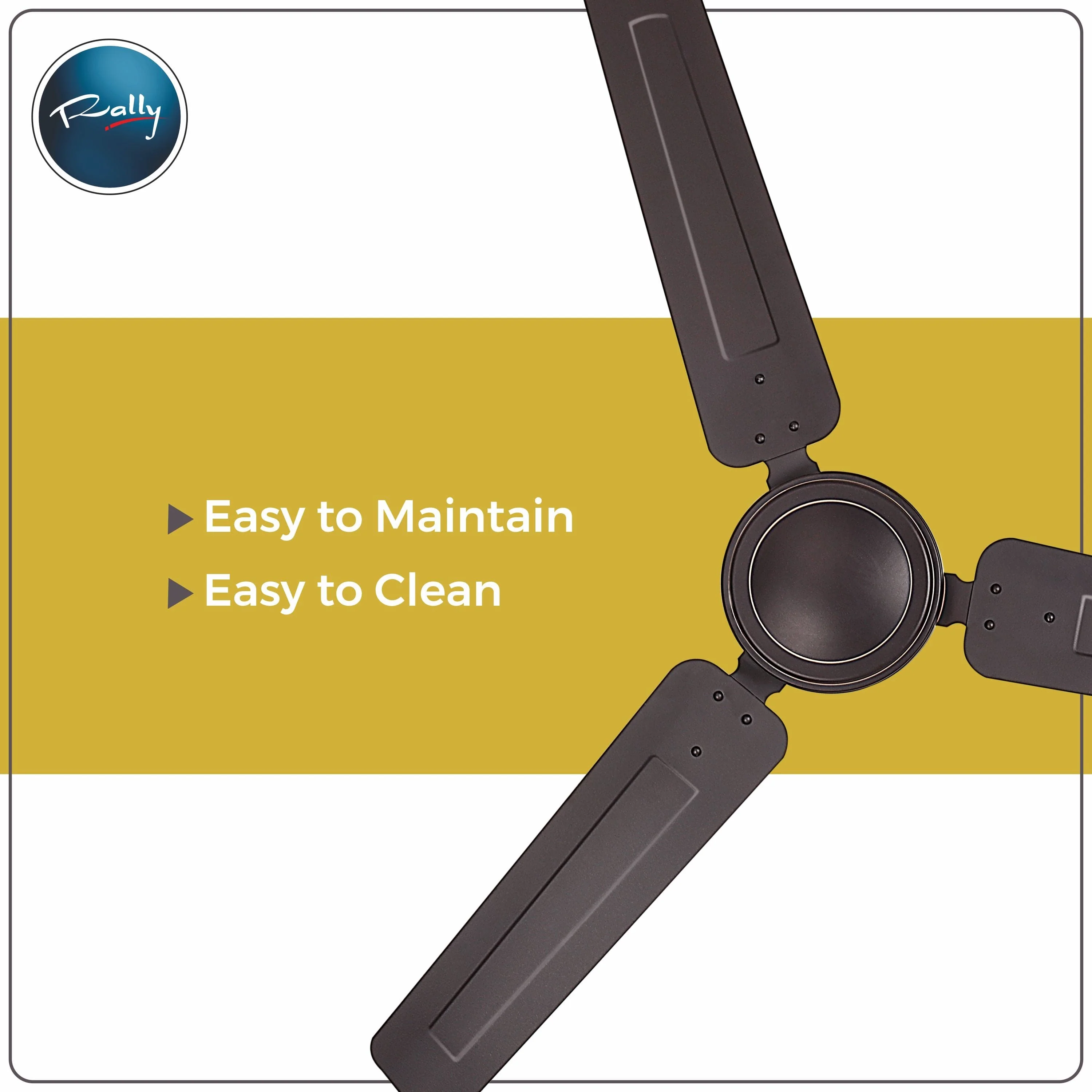 Rally Hi-Speed Ceiling Fan 1200/900mm 3 Blades 5 years Warranty - Image 12