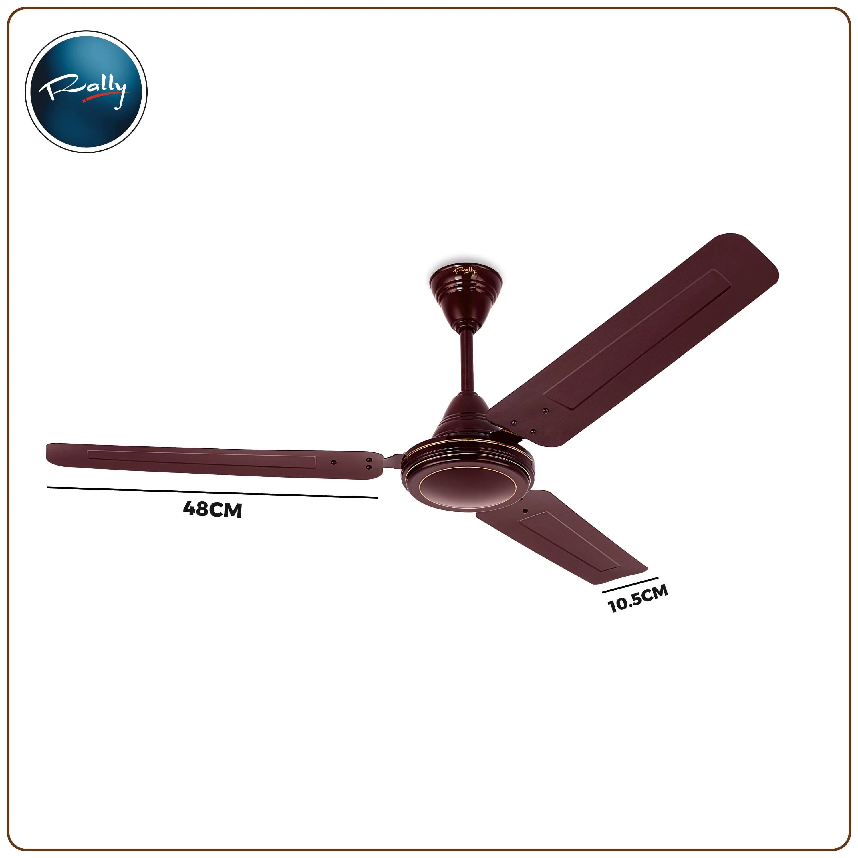 Rally Hi-Speed Ceiling Fan 1200/900mm 3 Blades 5 years Warranty - Image 15