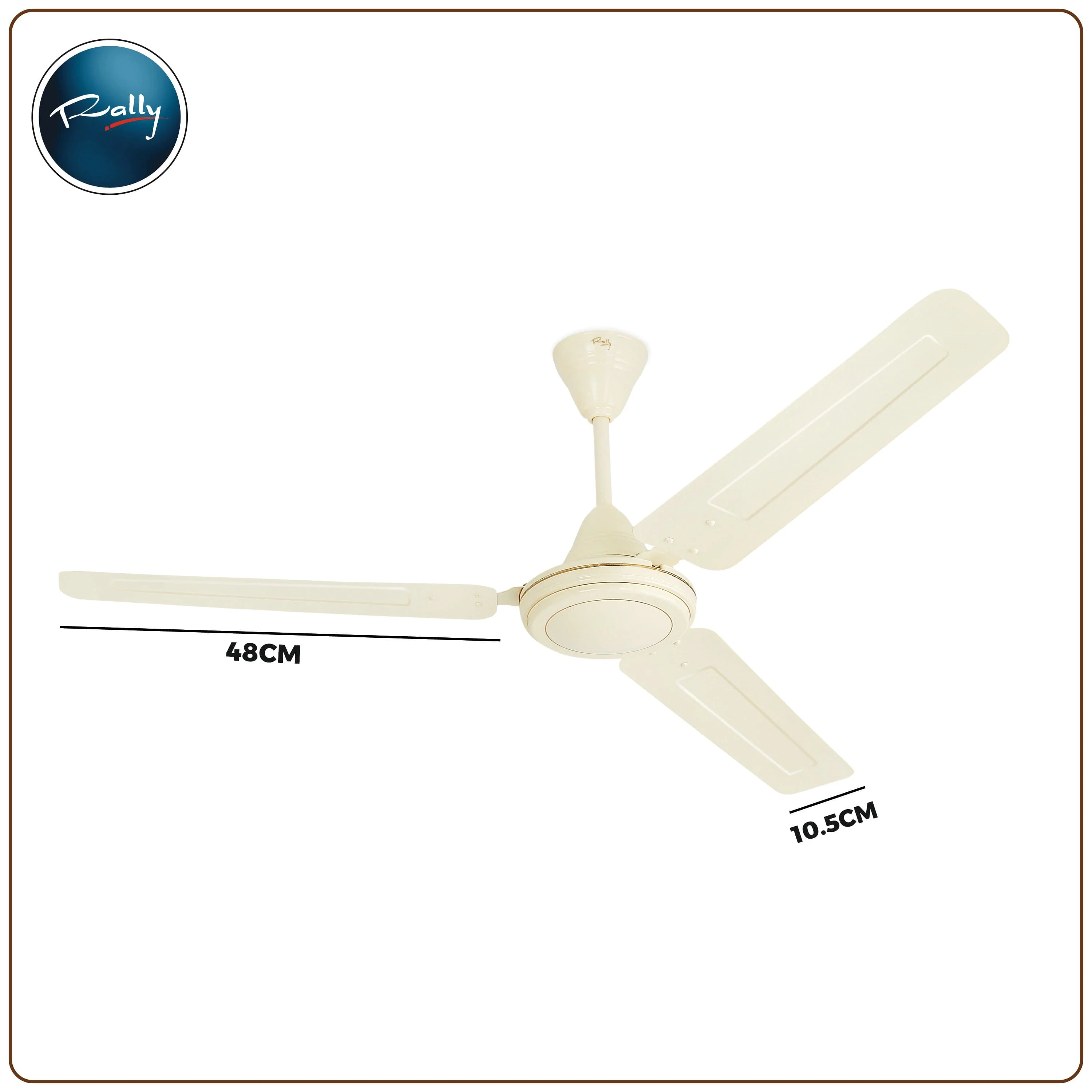 Rally Hi-Speed Ceiling Fan 1200/900mm 3 Blades 5 years Warranty - Image 21