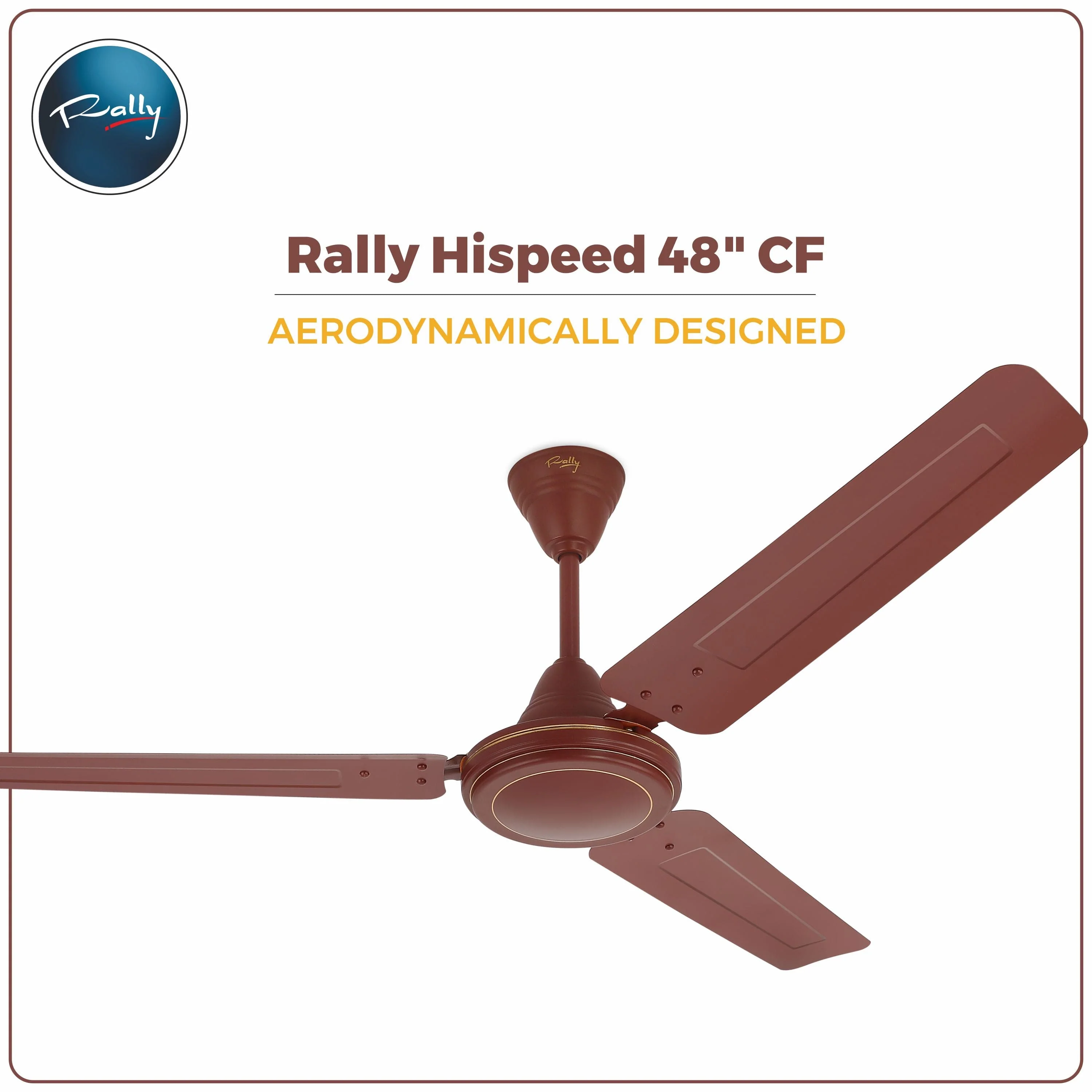 Rally Hi-Speed Ceiling Fan 1200/900mm 3 Blades 5 years Warranty - Image 6