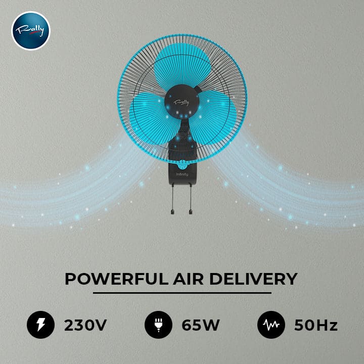 Rally Infinity Wall fan | 3 years warranty | 400MM - Image 3