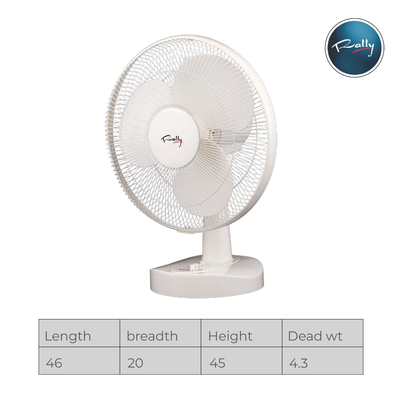 Rally NEXA 400mm Table Fan - Image 6