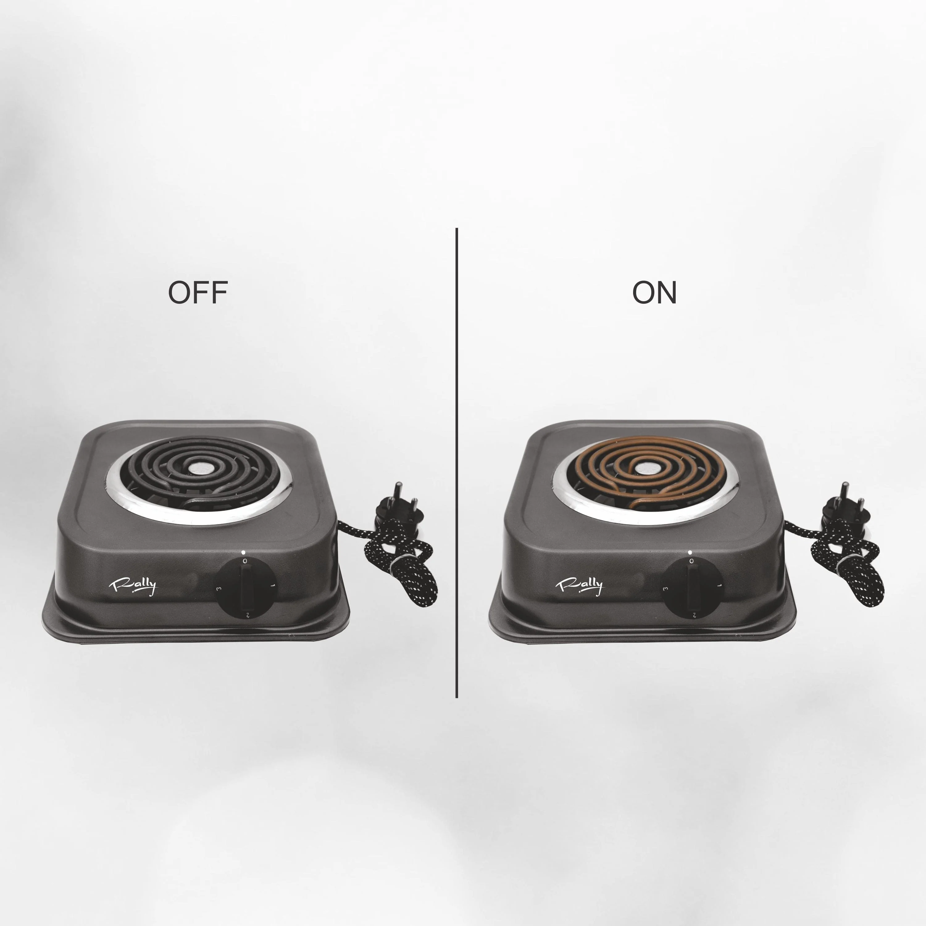 Rally 1250W Powder Coated Coil Stove - Image 5
