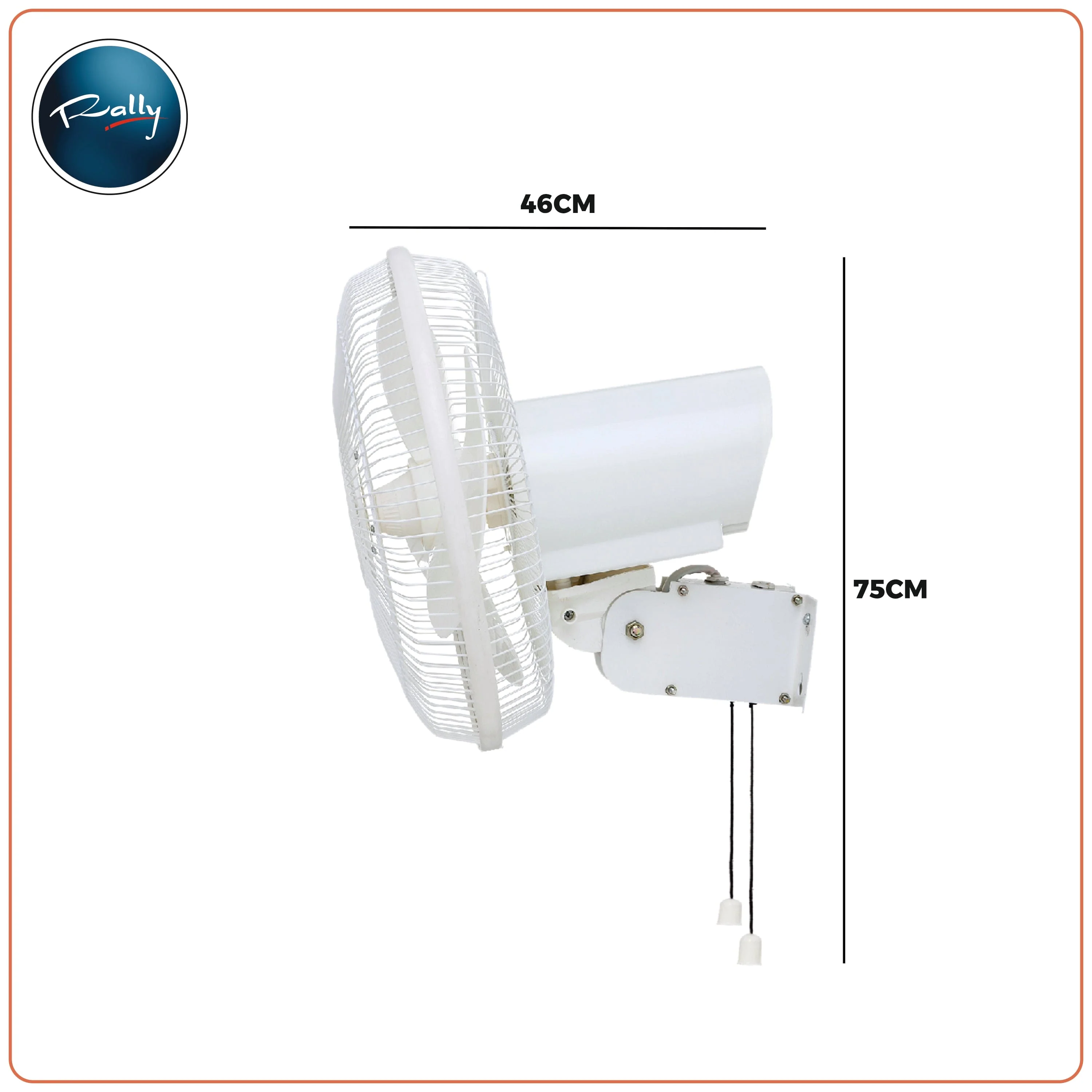 Rally Compact 300 mm Wall Fan - Image 8