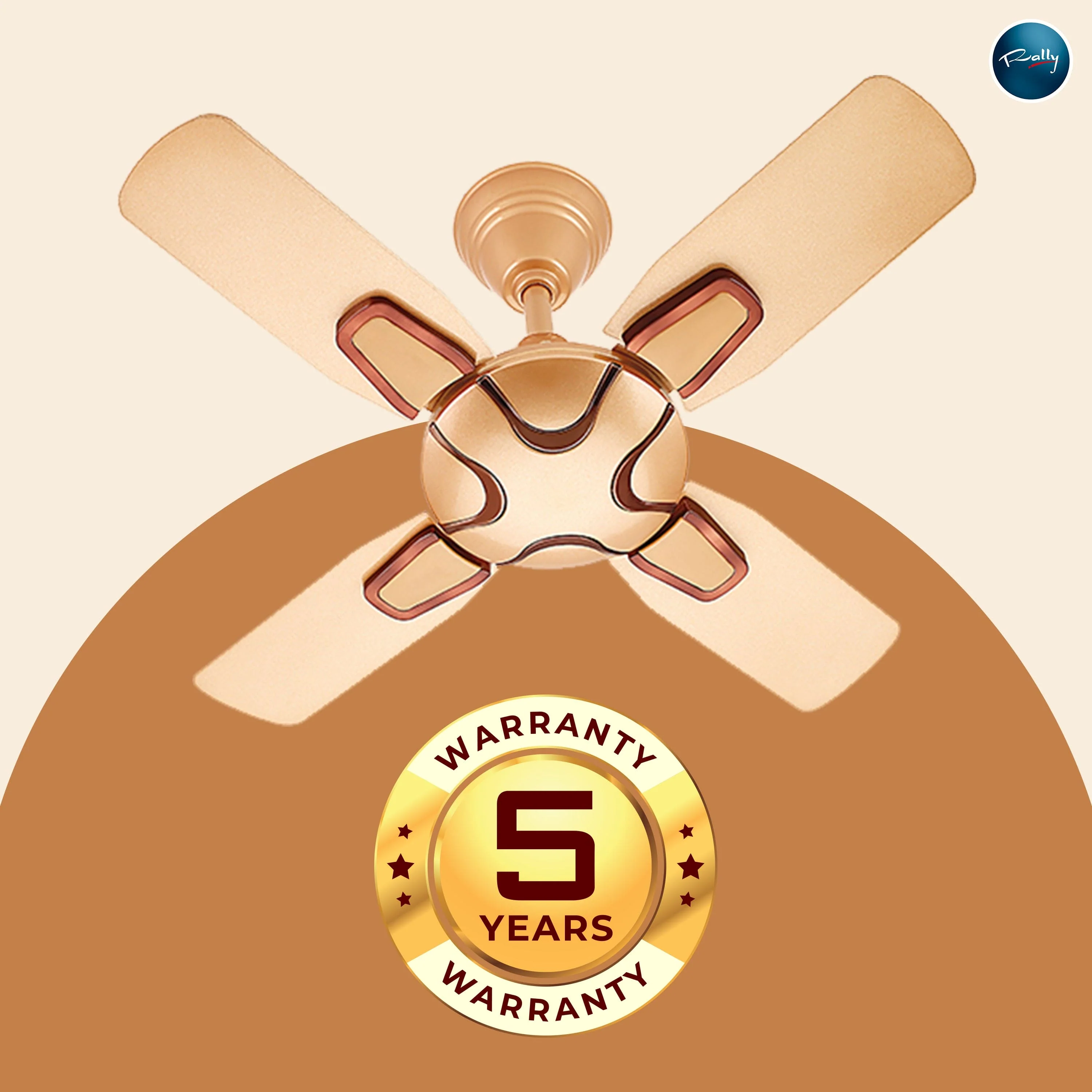 Rally Diamond Ceiling Fan | 600mm | 4 Blades | 5 Years Warranty - Image 11