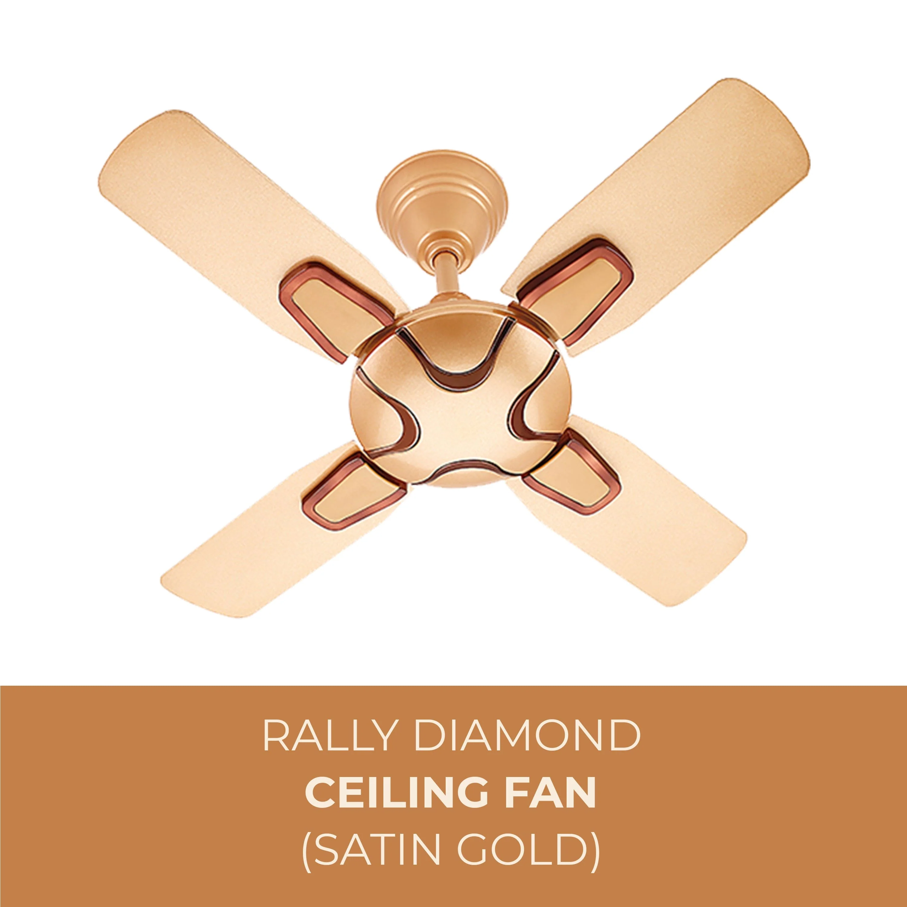 Rally Diamond Ceiling Fan | 600mm | 4 Blades | 5 Years Warranty - Image 7
