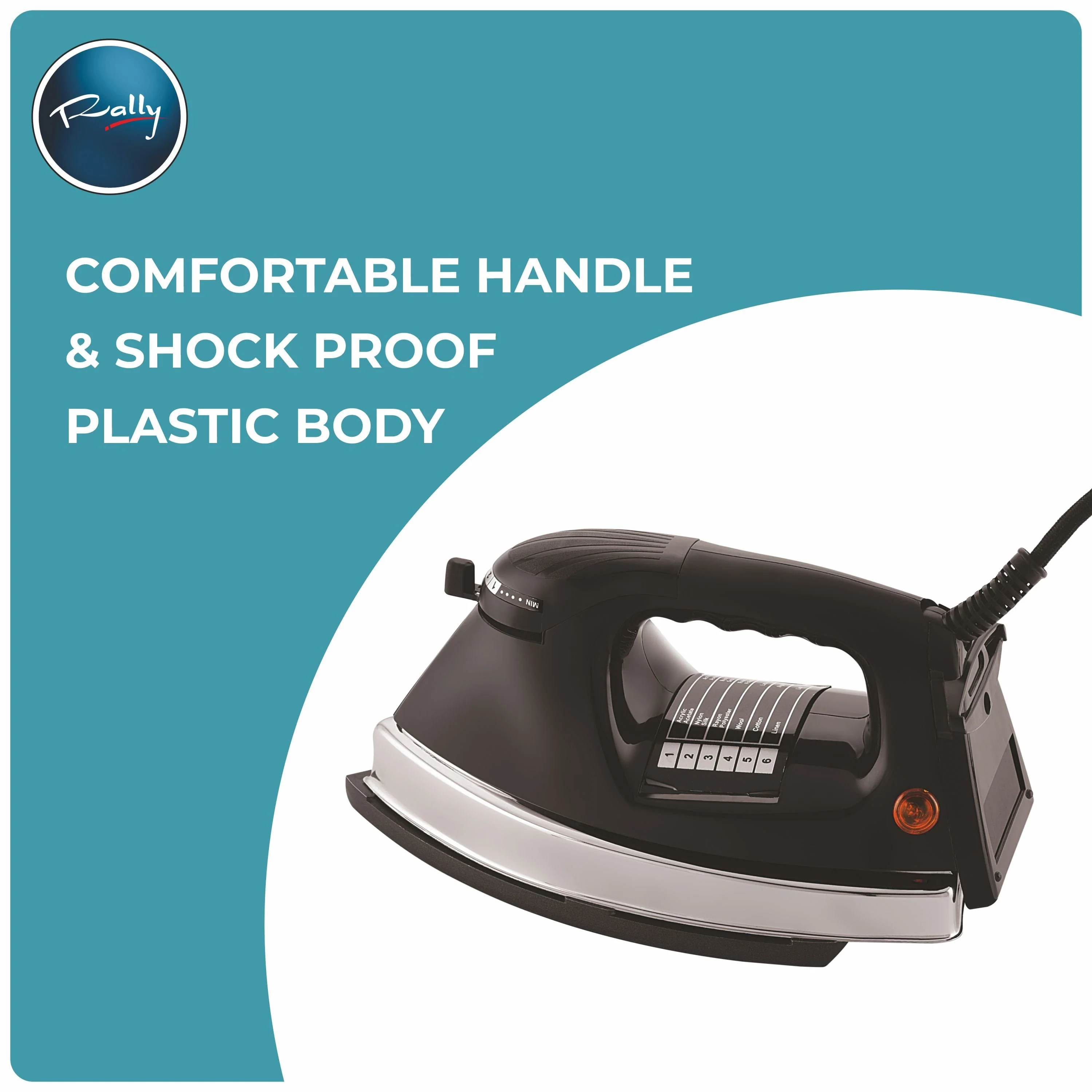 Rally Turbo 1000w Light Weight Plancha Iron - Image 3