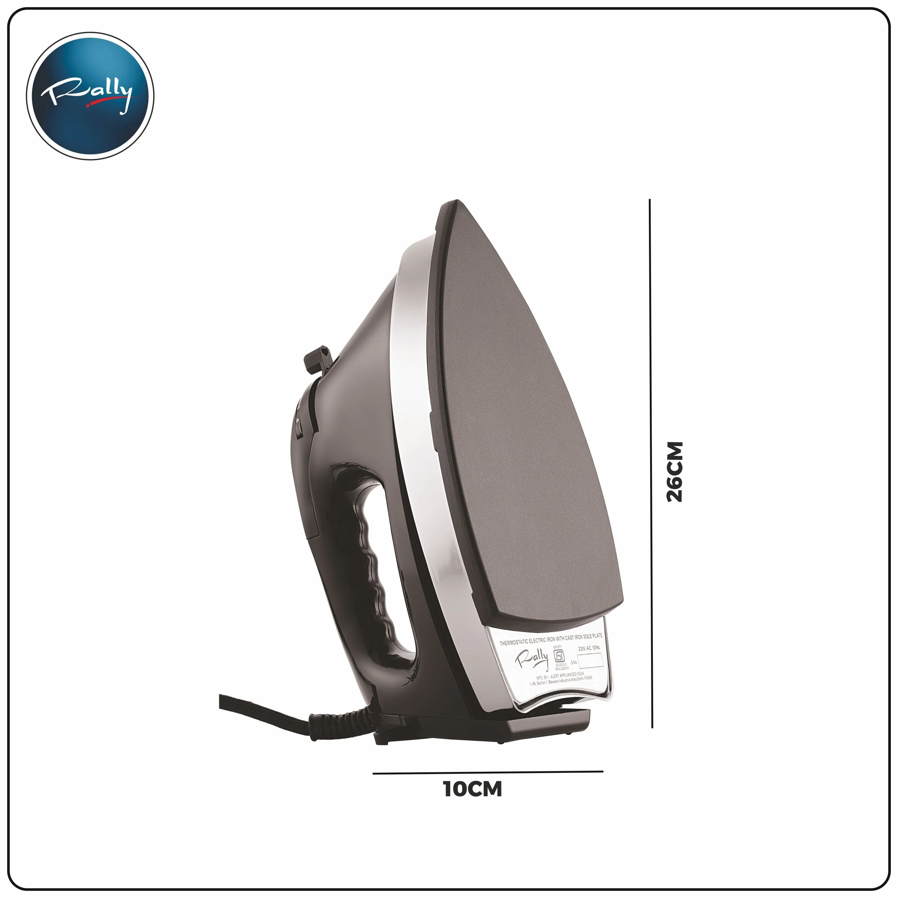 Rally Turbo 1000w Light Weight Plancha Iron - Image 6