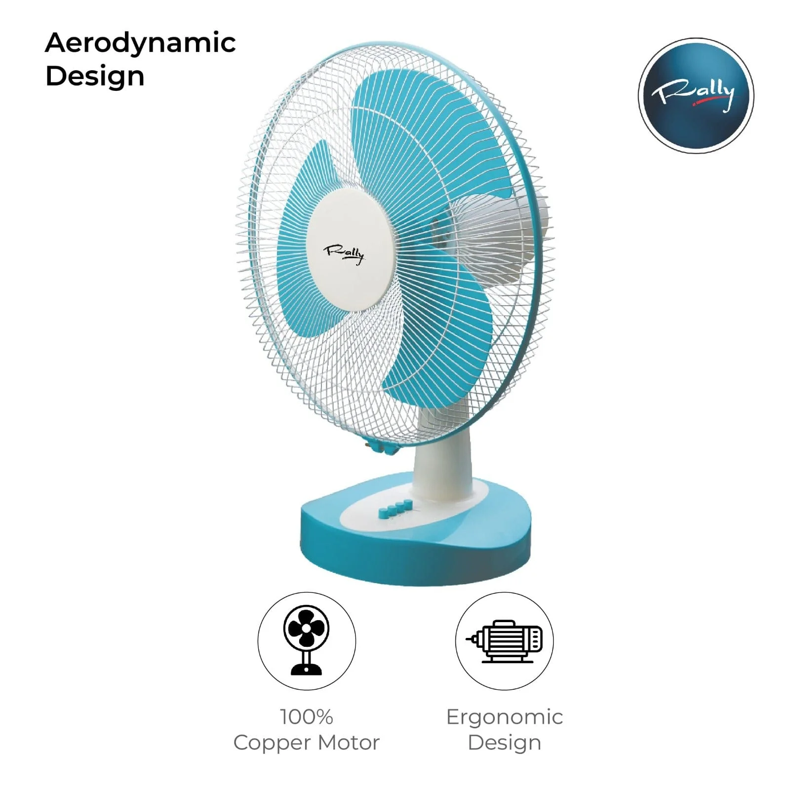 Rally WINDY 400mm Table Fan - Image 3