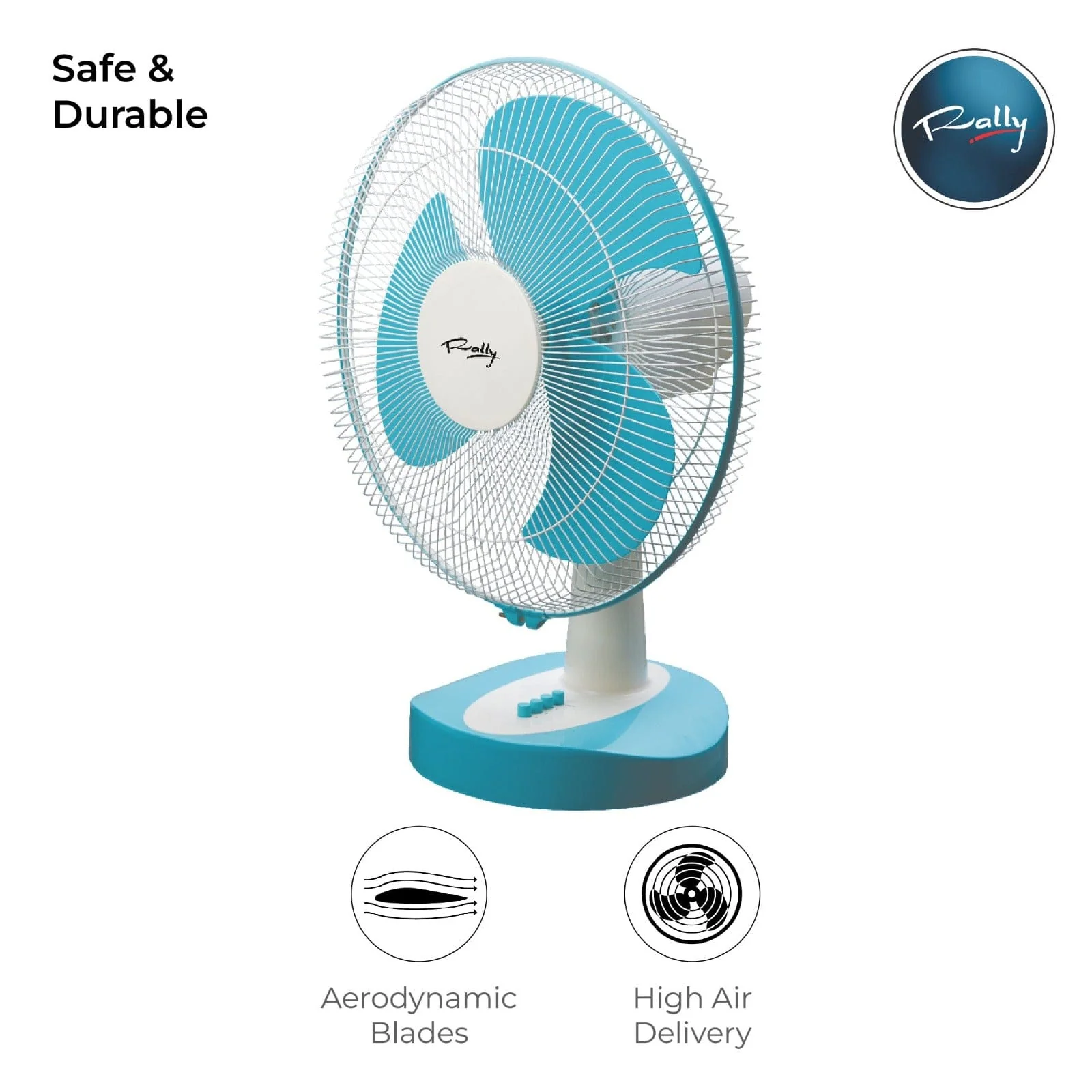 Rally WINDY 400mm Table Fan - Image 5